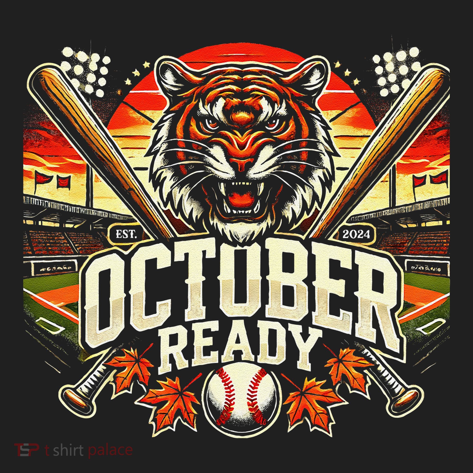 October Ready Funny For Ready Tiger Golf Towel