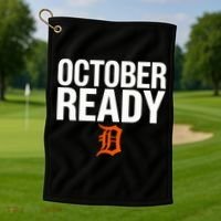 October Ready Funny Golf Towel thumb 1