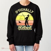 Ofishally Retired Fishing Retirement Women's Sweatshirt thumb 0