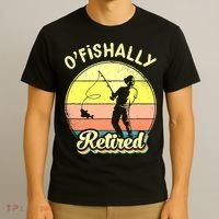 Ofishally Retired Fishing Retirement T-Shirt thumb 3