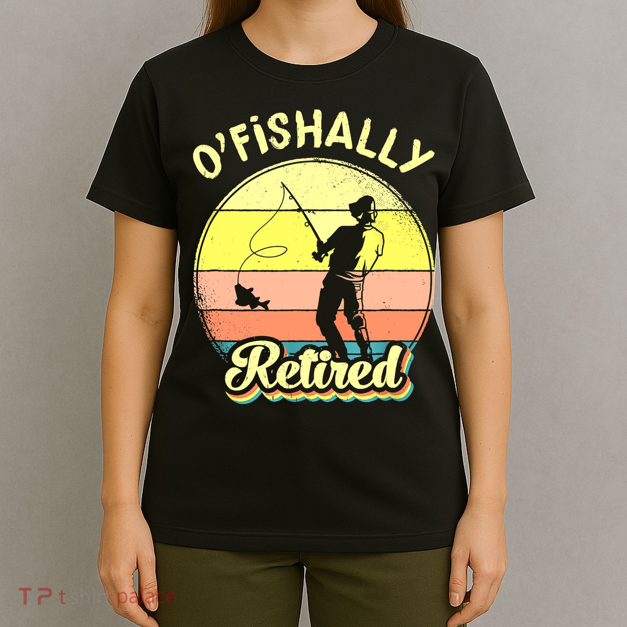 Ofishally Retired Fishing Retirement T-Shirt
