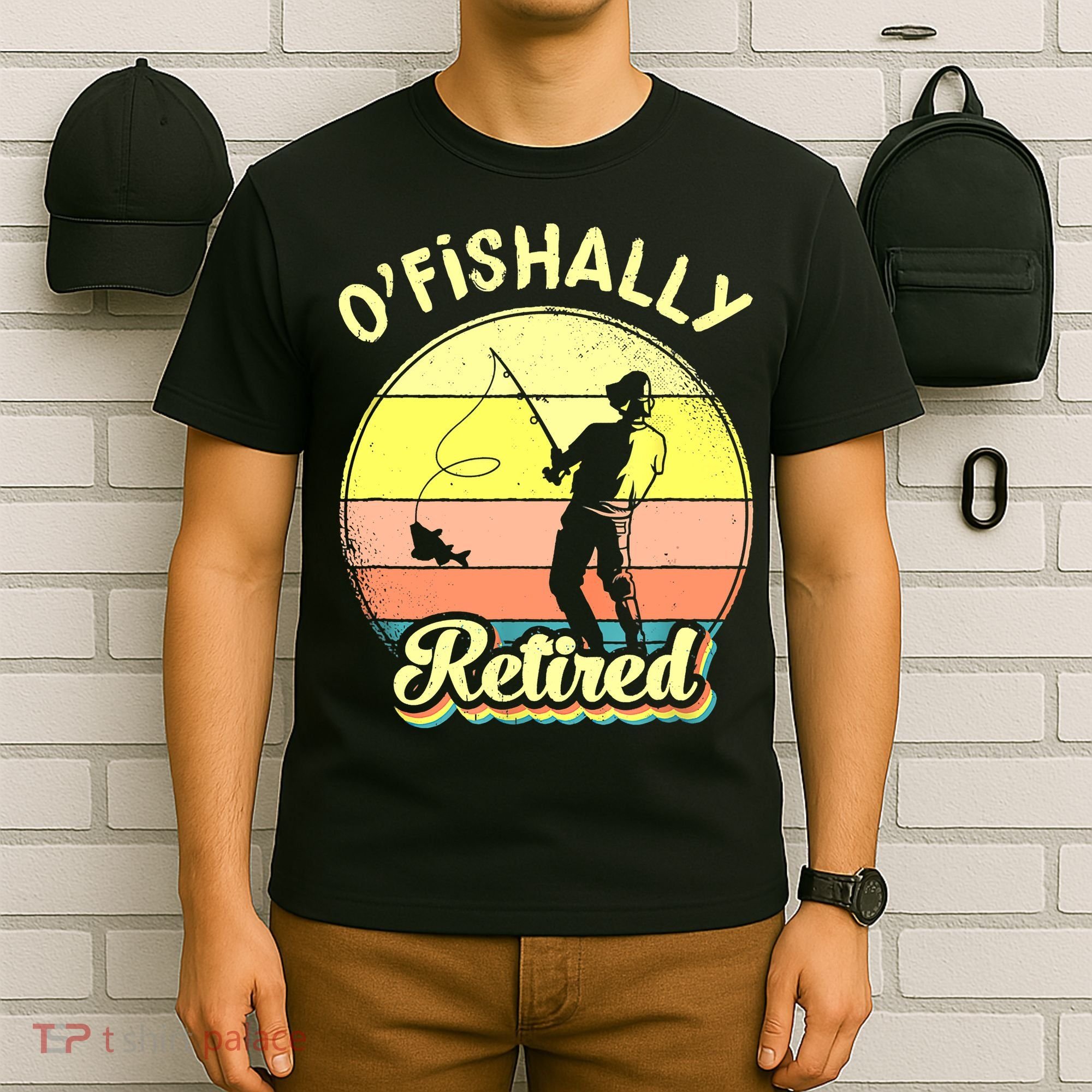Ofishally Retired Fishing Retirement T-Shirt