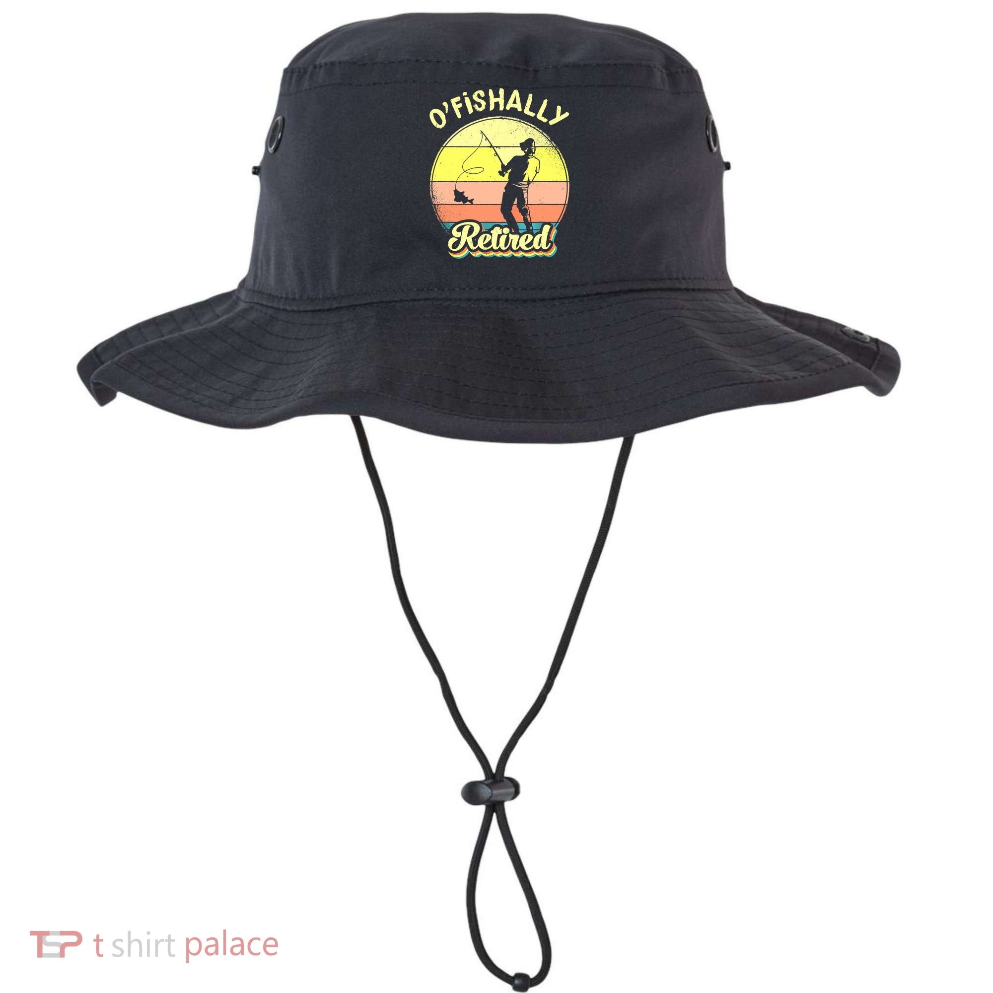 Ofishally Retired Fishing Retirement Bucket Hat