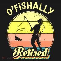 Ofishally Retired Fishing Retirement Bucket Hat thumb 4