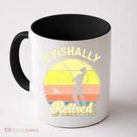 Ofishally Retired Fishing Retirement Coffee Mug thumb 0