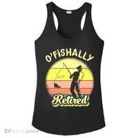 Ofishally Retired Fishing Retirement Ladies PosiCharge Competitor Racerback Tank thumb 0