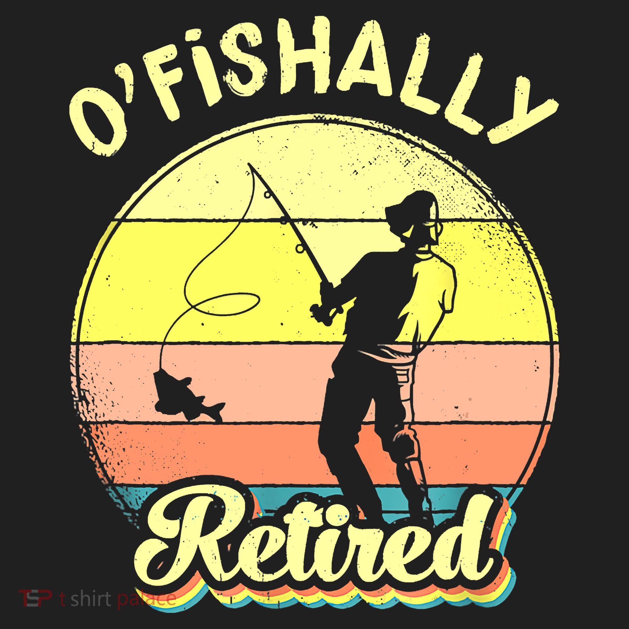Ofishally Retired Fishing Retirement Tumbler