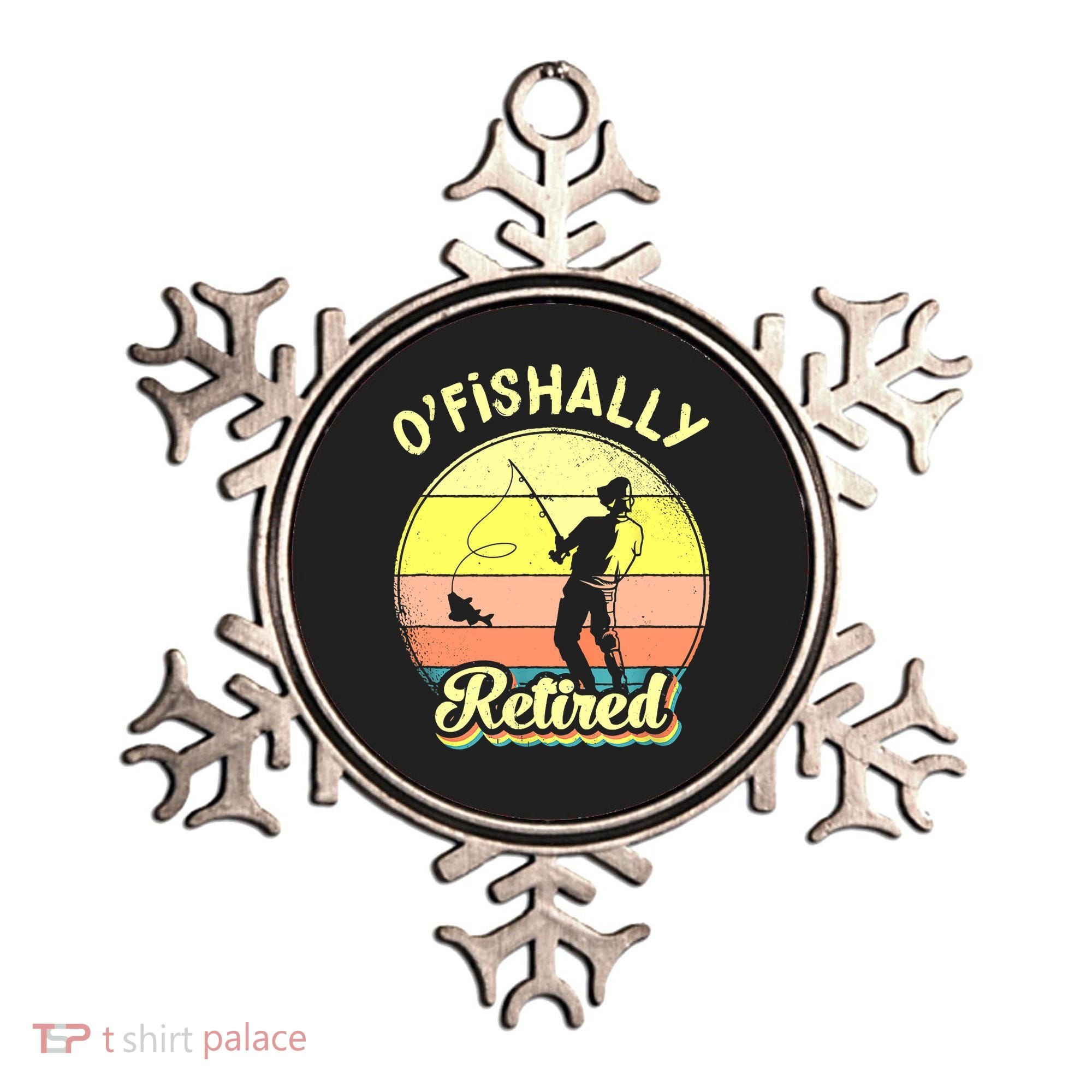 Ofishally Retired Fishing Retirement Ornament