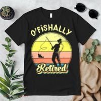 Ofishally Retired Fishing Retirement Premium T-Shirt thumb 2