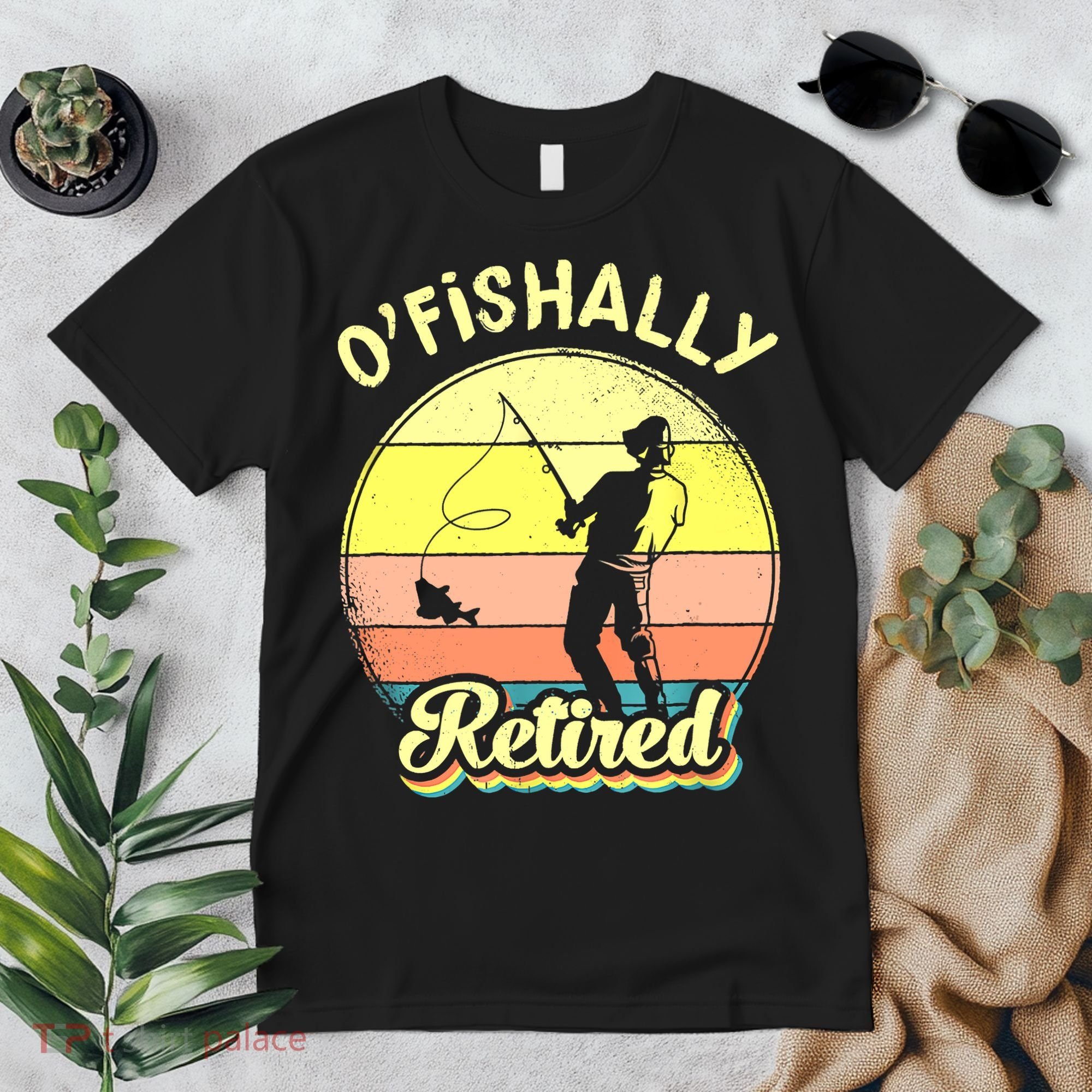 Ofishally Retired Fishing Retirement Premium T-Shirt