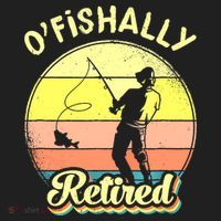 Ofishally Retired Fishing Retirement Hat thumb 2