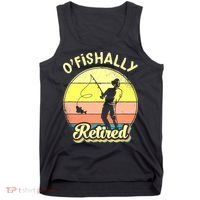 Ofishally Retired Fishing Retirement Tank Top thumb 0
