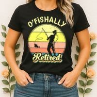 Ofishally Retired Fishing Retirement Women's T-Shirt thumb 2