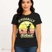 Ofishally Retired Fishing Retirement Women's T-Shirt thumb 4