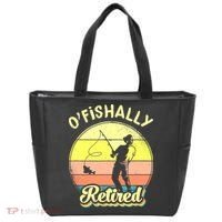 Ofishally Retired Fishing Retirement Tote Bag thumb 0
