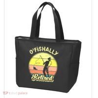 Ofishally Retired Fishing Retirement Tote Bag thumb 3