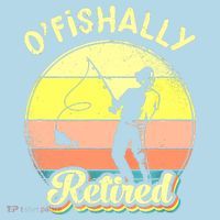 Ofishally Retired Fishing Retirement Visor thumb 3