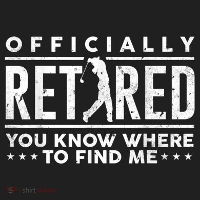 Officially Retired Golf Dad Golfing Retirement Golfer Ladies Heavyweight Boxy Pullover Hoodie