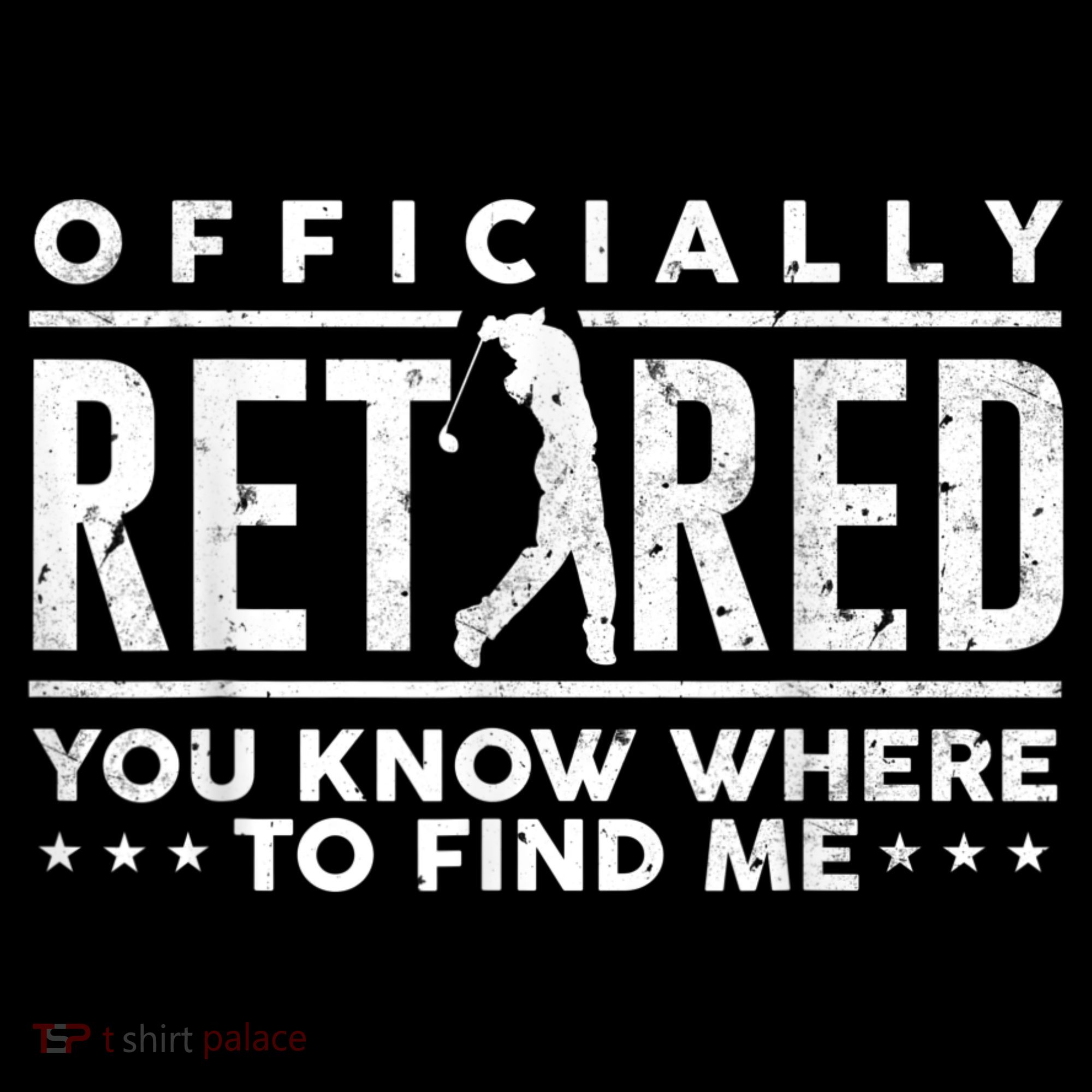 Officially Retired Golf Dad Golfing Retirement Golfer Mousepad