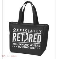 Officially Retired Golf Dad Golfing Retirement Golfer Tote Bag thumb 3