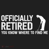 Officially Retired Gift Golf Dad Golfing Retiret Golfer Gift Beanie thumb 2