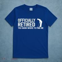 Officially Retired Gift Golf Dad Golfing Retiret Golfer Gift T-Shirt thumb 5