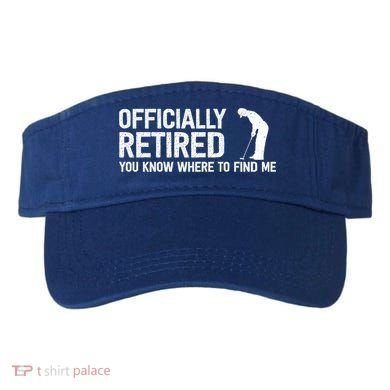 Officially Retired Gift Golf Dad Golfing Retiret Golfer Gift Visor