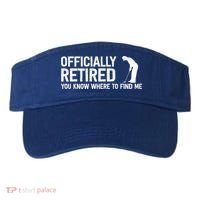 Officially Retired Gift Golf Dad Golfing Retiret Golfer Gift Visor thumb 0