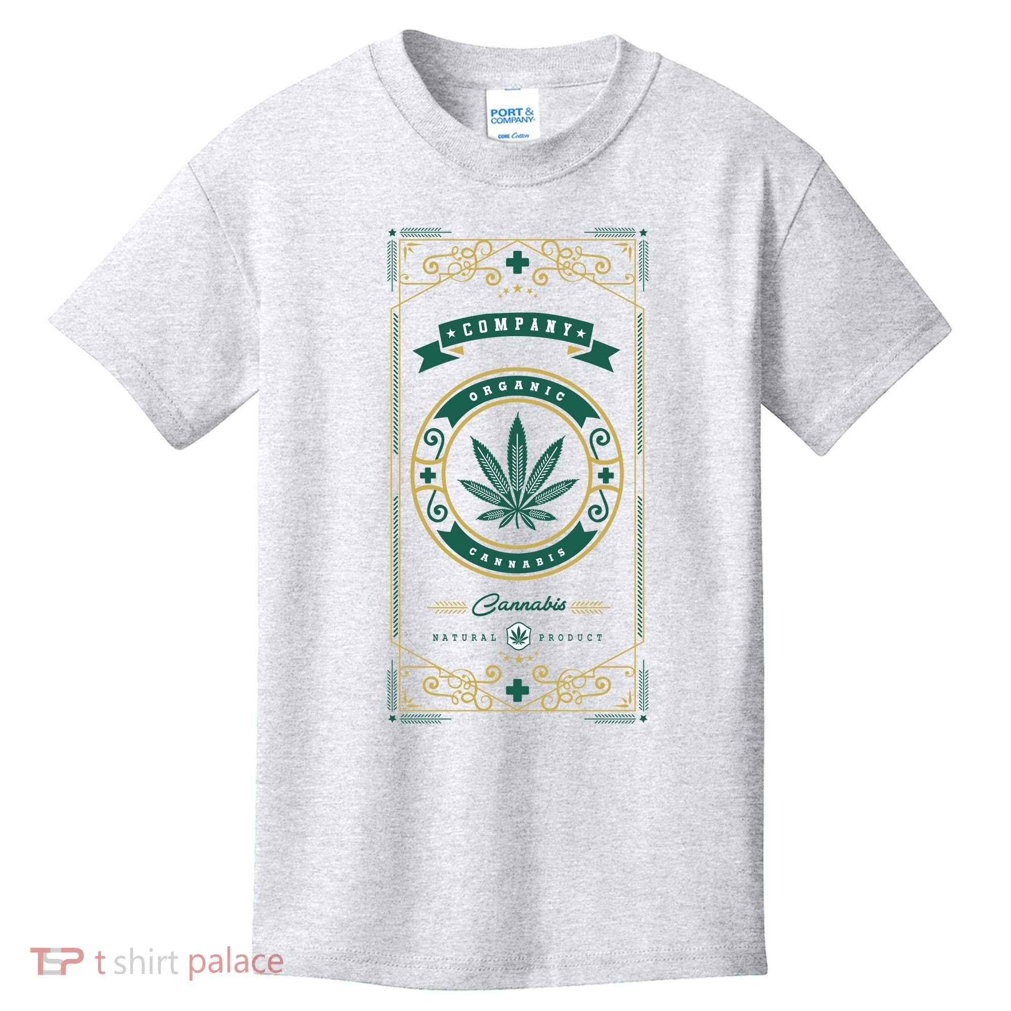 Organic Cannabis Medical Marijuana Kids T-Shirt