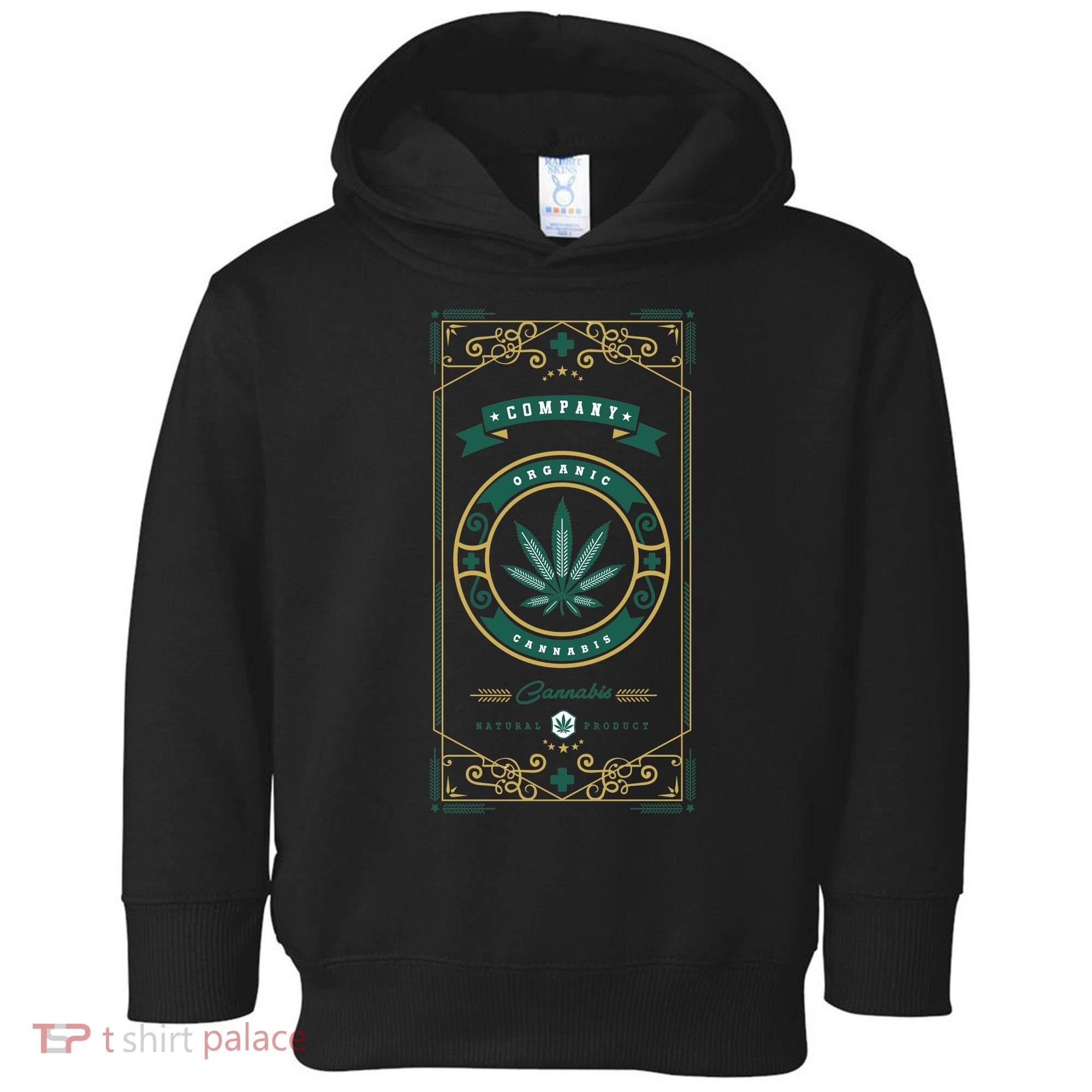Organic Cannabis Medical Marijuana Toddler Hoodie