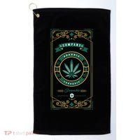 Organic Cannabis Medical Marijuana Golf Towel thumb 0
