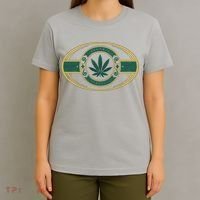 Organic Cannabis Medical Marijuana Gold Seal T-Shirt thumb 4