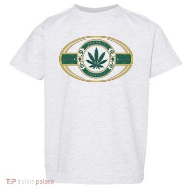 Organic Cannabis Medical Marijuana Gold Seal Toddler T-Shirt