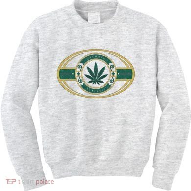 Organic Cannabis Medical Marijuana Gold Seal Kids Sweatshirt