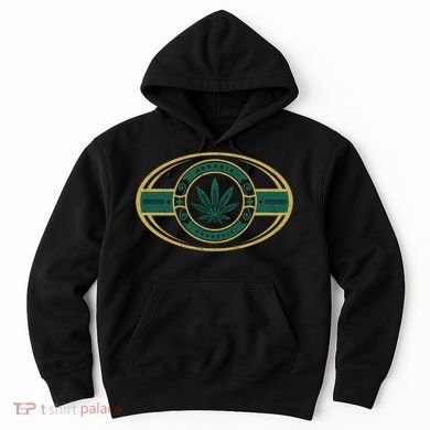 Organic Cannabis Medical Marijuana Gold Seal Hoodie