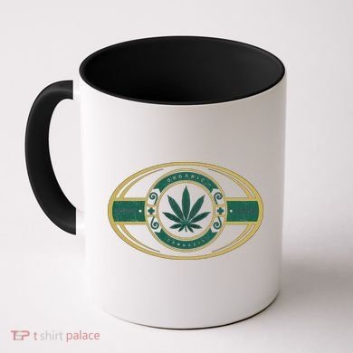 Organic Cannabis Medical Marijuana Gold Seal Coffee Mug