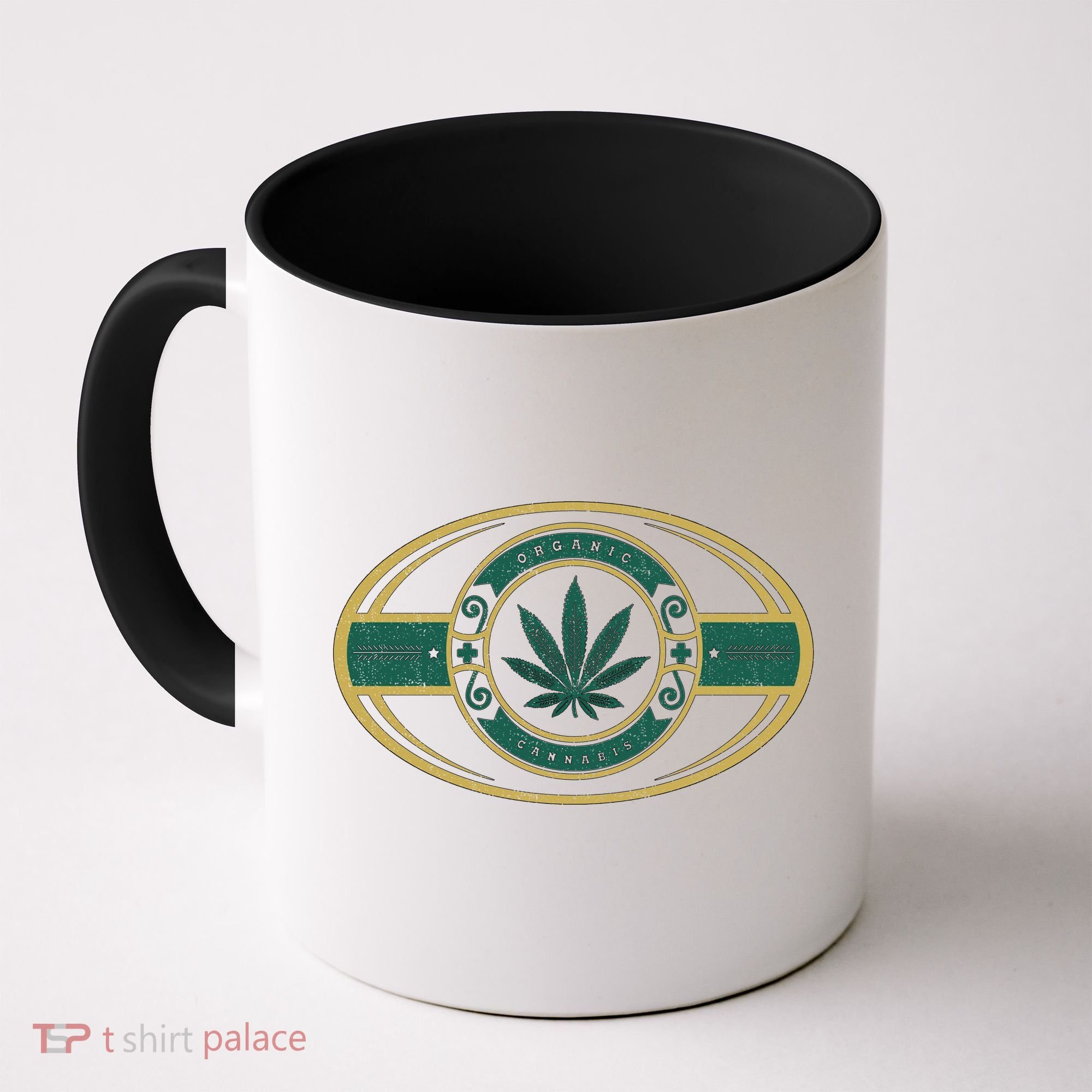 Organic Cannabis Medical Marijuana Gold Seal Coffee Mug