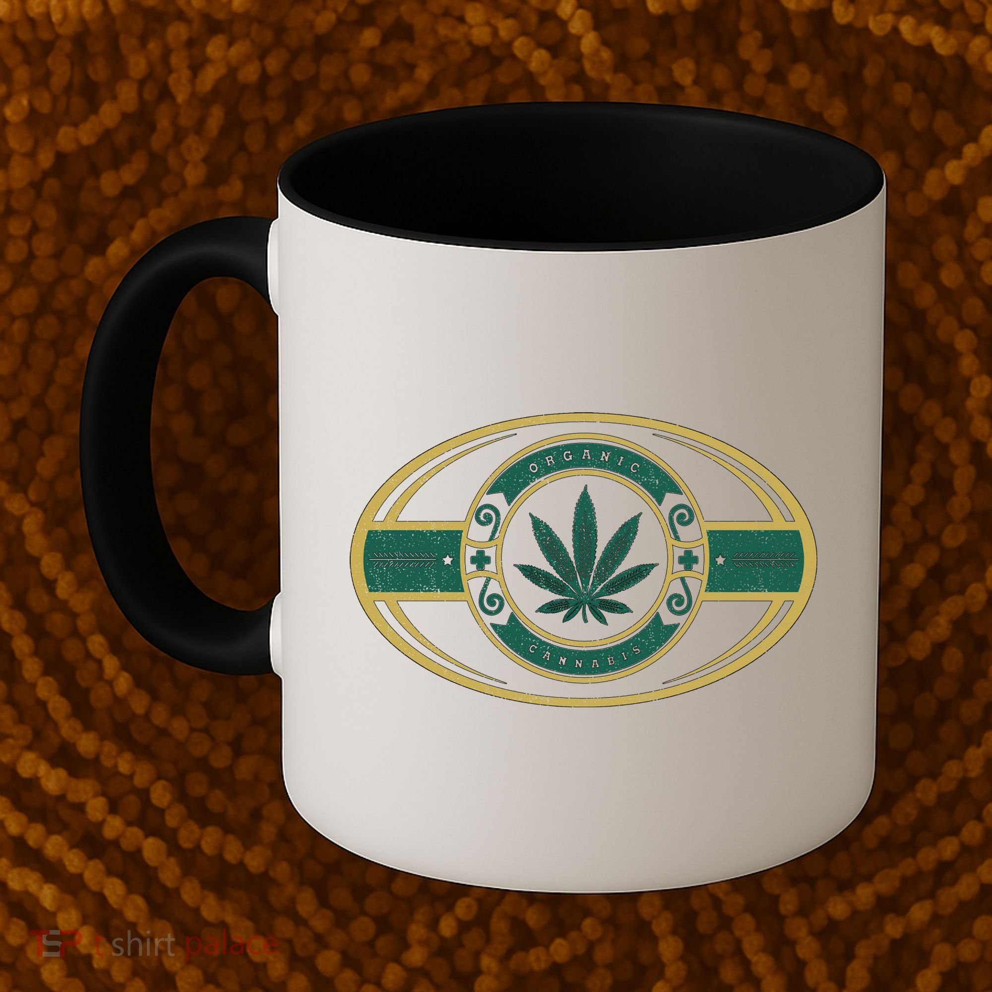 Organic Cannabis Medical Marijuana Gold Seal Coffee Mug