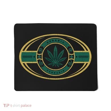 Organic Cannabis Medical Marijuana Gold Seal Mousepad