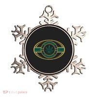 Organic Cannabis Medical Marijuana Gold Seal Ornament thumb 0