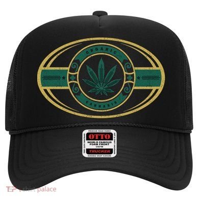 Organic Cannabis Medical Marijuana Gold Seal Hat
