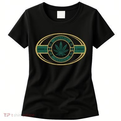 Organic Cannabis Medical Marijuana Gold Seal Women's T-Shirt