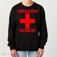 Orgasm Donor Red Imprint Women's Sweatshirt thumb 0