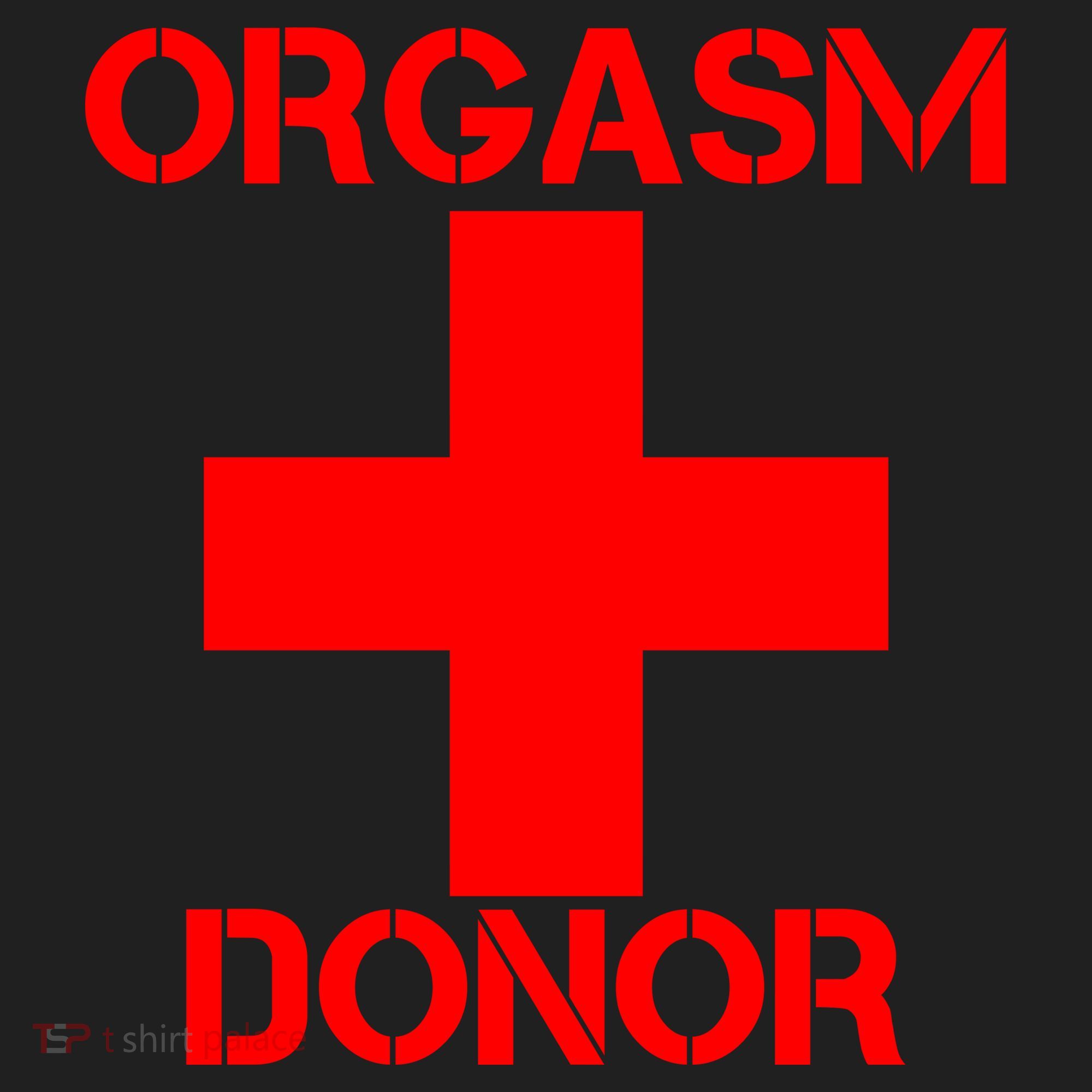 Orgasm Donor Red Imprint Women's Sweatshirt