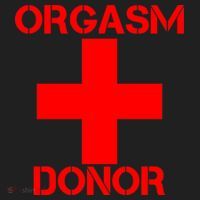 Orgasm Donor Red Imprint Hat thumb 2