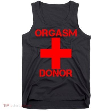 Orgasm Donor Red Imprint Tank Top