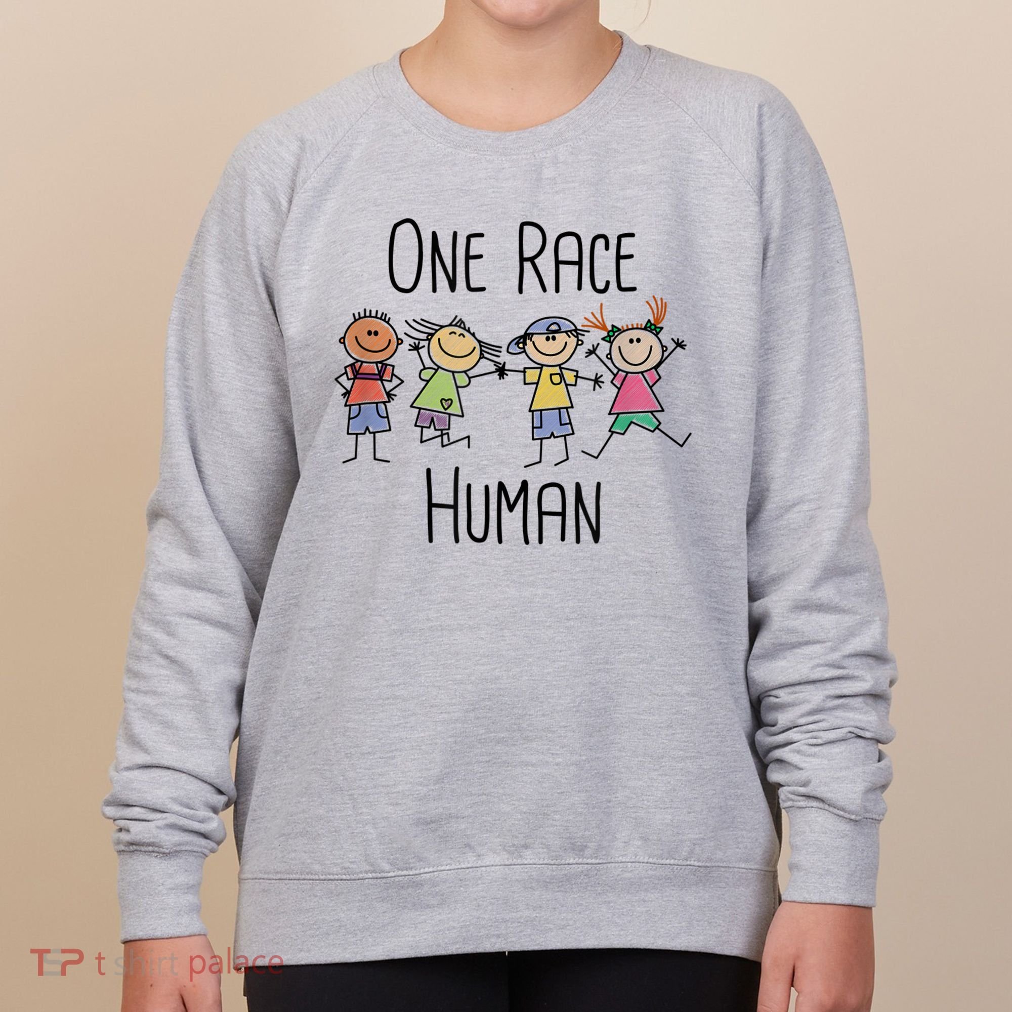 One Race Human Anti Racism Diversity Day Women's Sweatshirt