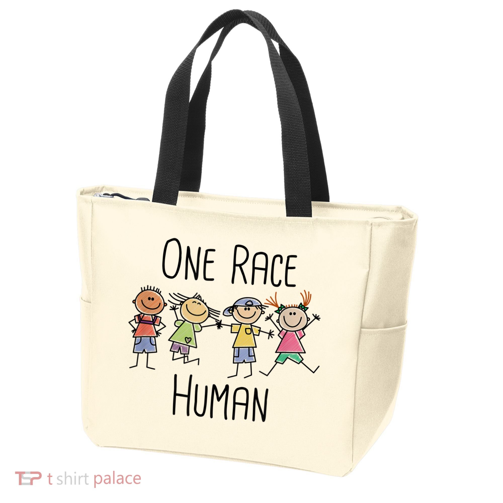 One Race Human Anti Racism Diversity Day Tote Bag