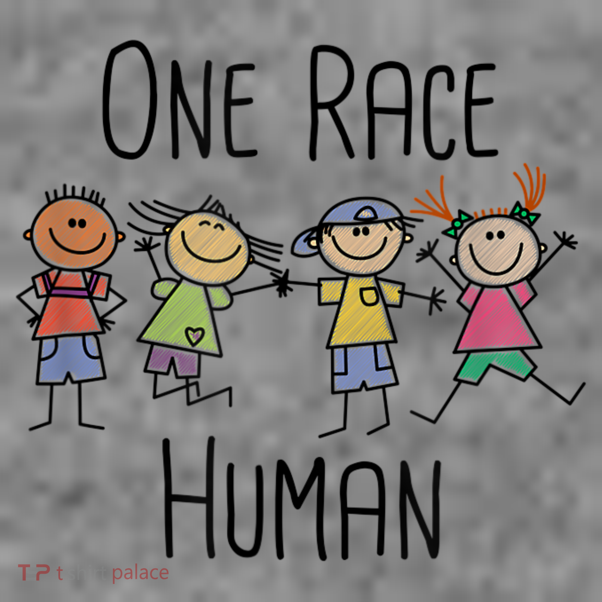 One Race Human Anti Racism Diversity Day Toddler Hoodie