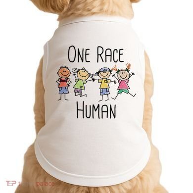 One Race Human Anti Racism Diversity Day Doggie Tank